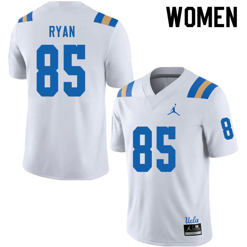 Jordan Brand Women #85 Carsen Ryan UCLA Bruins College Football Jerseys Sale-White